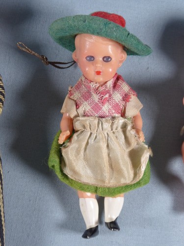 4 x vintage celluloid dolls inc. Galetti & Rheinische Gummi - Picture 7 of 15