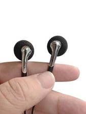 Vintage Classic JAPAN aidex Stereo Earbuds Headphones