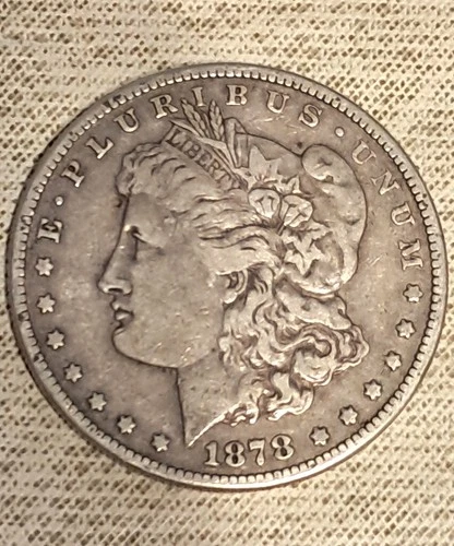 1878-S $1 Morgan Silver Dollar Toned XF !!