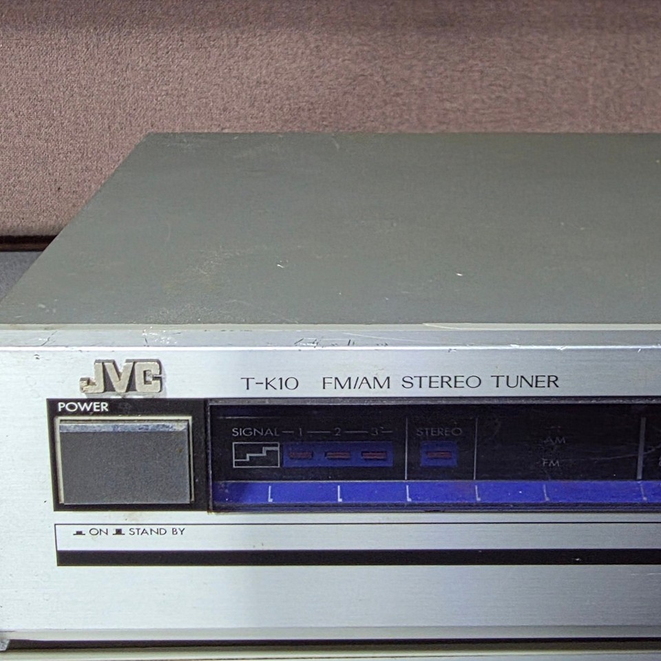 READ NOTES JVC A-K10 Amplifier and T-K10 Tuner Stereo Stack Silver ...