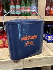 Original Vintage Superior Junior Nu Grape Embossed Picnic Cooler
