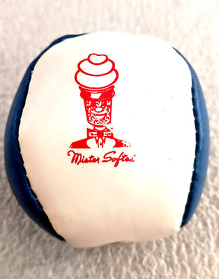 Mister Mr Softee Ice Cream Soft Cloth Kick Ball Footbag Game Promo NOS New 2000s