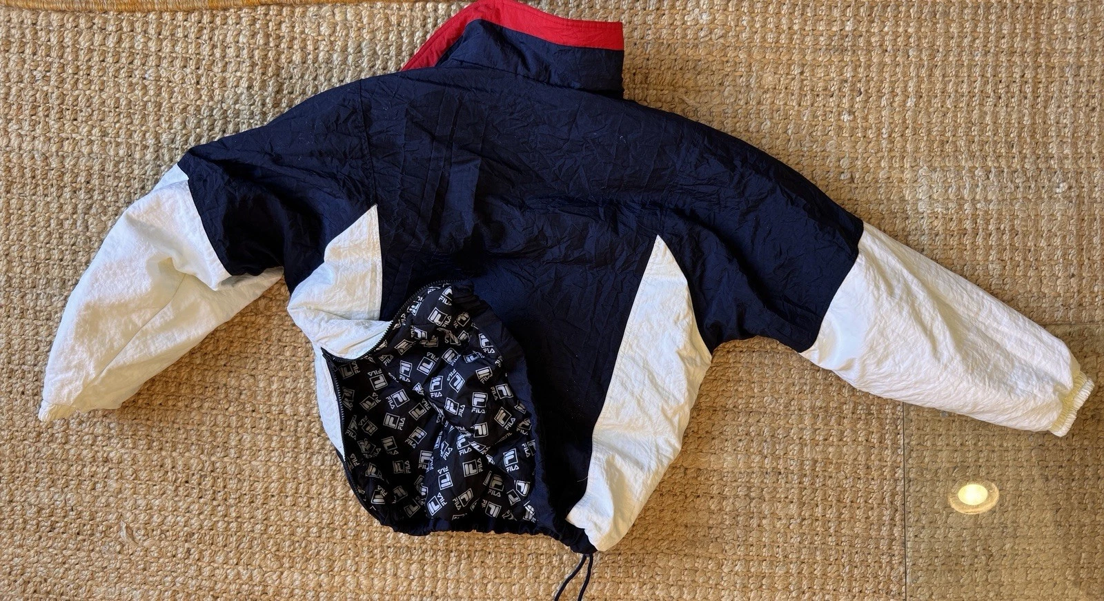 vintage Early 2000 fila pullover Zip jacket L Wu Tang image 2
