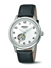 Boccia Titanio 3613-01 Orologio da Uomo Automatico Bianco Arabo Cifre Ø40mm