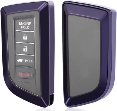 TPU Protector Key Fob Cover Case fit for 2022 2023 Keyess Entry Color: Purple