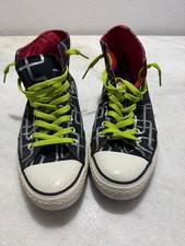 Scarpe Converse Vintage Taglia 42.5 Rare Anni 2000 Rosse All Star 8 1/2 Misura