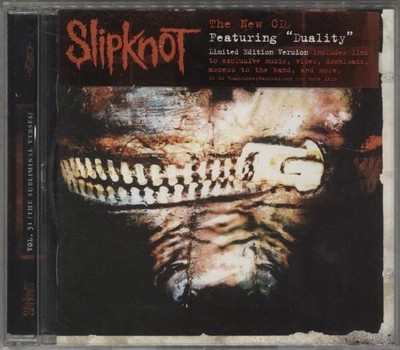 Slipknot Vol.3 [The Subliminal Verses] UK CD album (CDLP)