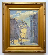 Ray Carpenter - "Capistrano Ruins" -Contemporary California Plein Air Artist