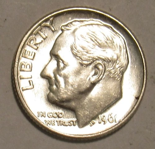 1961 D ROOSEVELT DIME,  uncirculated