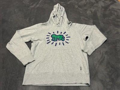 Keith Haring Grey Sprz NY Hoodie Radiant Baby Pop Art Uniqlo MoMA Medium