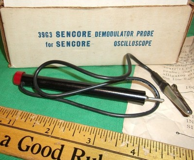 NOS SENCORE 39G3 Demodulator Oscilloscope PROBE (250MC) NOS Clean! w/ orig. box