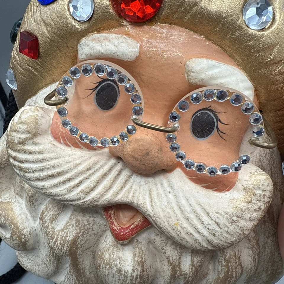 BOLSO CLUTCH TIMMY WOODS DORADO MÚLTIPLES JOYAS TALLADO SANTA CLAUS Foto 3 de 4