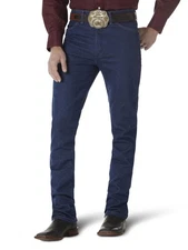 Wrangler 0936 Cowboy Cut Slim Fit Jean, Prewashed Indigo, 34W x 34L