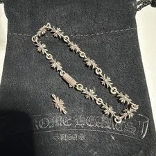 Chrome Hearts Tiny E Bracelet Link Section Used Adjustable Fit Jewelry Accessor