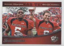 2009 Press Pass Teammates Michael Crabtree Graham Harrell #93 0n8