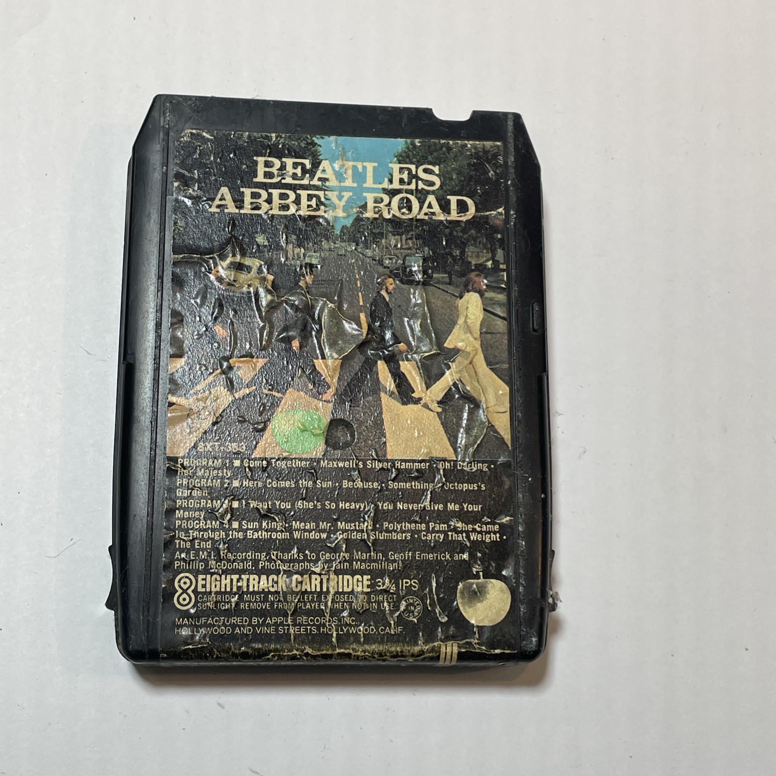 The Beatles - Abbey Road - Vintage 8-Track Cartridge Collectible
