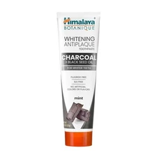 Himalaya Herbals Whitening Antiplaque Toothpaste Charcoal + Black Seed Oil 4 oz
