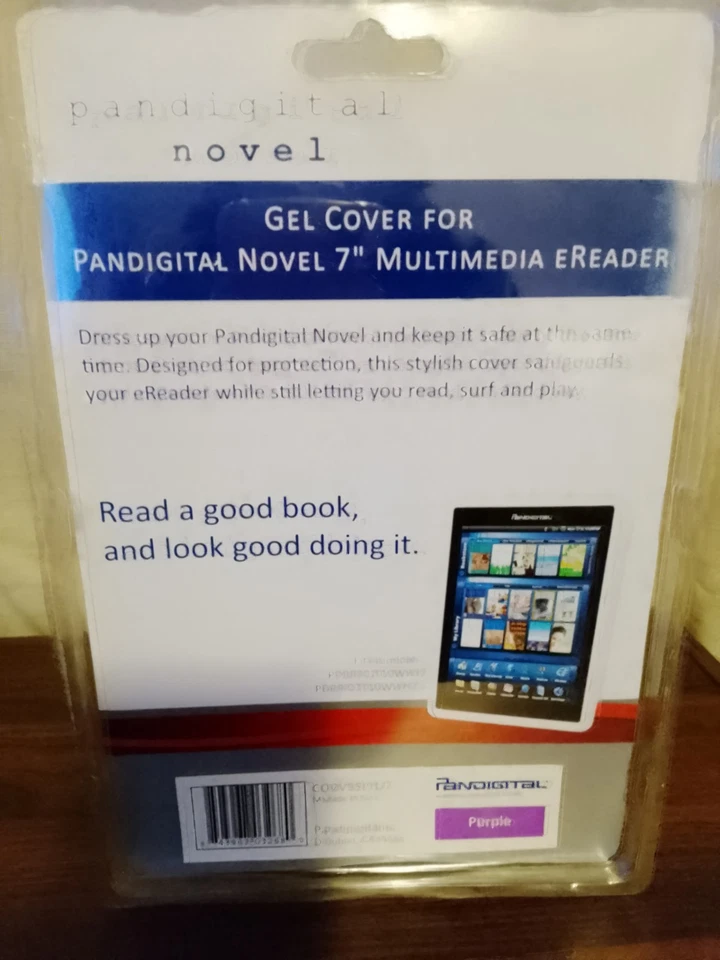 Gel Cover Skin for Pandigital Novel 7" purple eReader - Image 3 of 3
