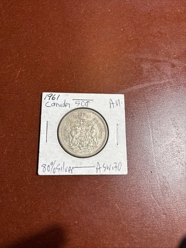 1961 Canada 50 Cents — photo from the most recent tracked eBay sale