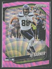 2025 Panini Prizm #297 AJ Barner Pink Wave