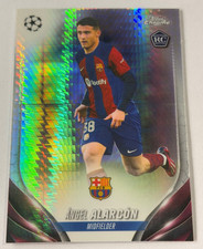 Angel Alarcon - Carta collezionabile Barcellona, Topps Chrome, Prism UCC Champions