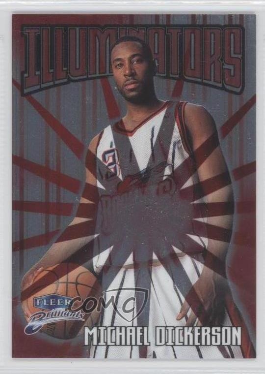 1998-99 Fleer Brilliants Illuminators Michael Dickerson #11I Rookie RC hx4