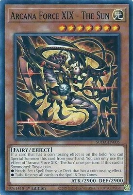 Arcana Force XIX - The Sun - SUDA-EN005 - Common - 1st Edition - Near Mint