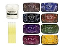 Versafine Clair Bundle - 8 Fall Favorites Tsukineko Versafine Clair Ink Pads...