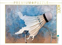 Calvendo Puzzle Sport Meets Splash - Badminton | 1000 Pieces, Finished Size 25.2