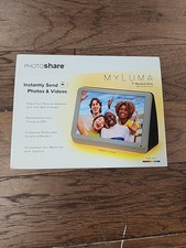 My Luma Photo Share 7   Stardust Grey WIFI Smart Frame. FML07SD