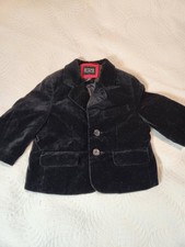 Childrens Place Boys Velvet Blazer Jacket Black Size 6-9M