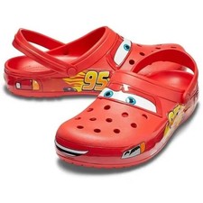 Disney Lightning Mcqueen Crocs Outdoor Cartoon Shoes Footwear