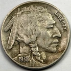 1938-D/S VARIETY BUFFALO NICKEL VF+ FS-511.  D OVER S OMM EARLY CIRCULATED COIN!