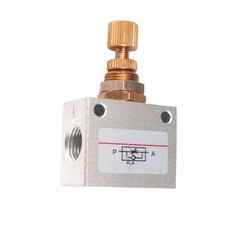 KLA G1/8"-1" Speed Control One-Way Throttle Valve Pneumatic Flow Control Valve