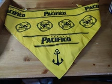 Bandana CERVEZA PACIFICO Mexican Beer  Cinco De Mayo Yellow Black 22" Square 
