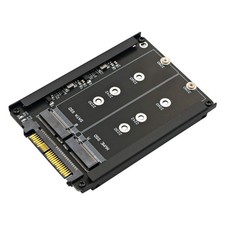 2 in 1 M.2 NVME SSD and B Key/ Key SSD to SFF-8639 U.2 with Frame3316