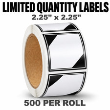 2.25" x 2.25" Limited Quantity Labels 500/Roll Gloss Paper