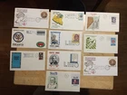 Mexico lot of 10 FDC 1st day covers from 1970 to 1972