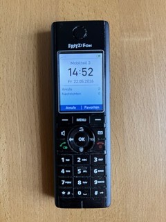 AVM FRITZ!Fon C5 Schnurloses VoIP DECT Telefon Handset Schwarz