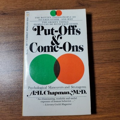 Put-Offs And Come-Ons ~ Psychological by Chapman 1969 Vintage Paperback Book