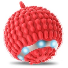 Physical Vibration Therapy Ball - Rechargeable Vibrating Massage Ball for Red...