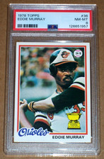 1978 Eddie Murray rookie (All-Star) #36 Topps PSA 8 Baltimore Orioles