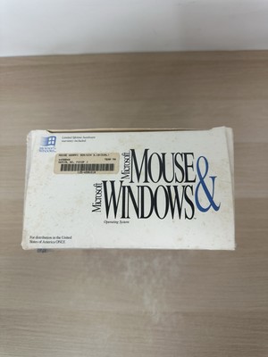 Microsoft Windows 3.1 Operating System + Microsoft Mouse - Vintage
