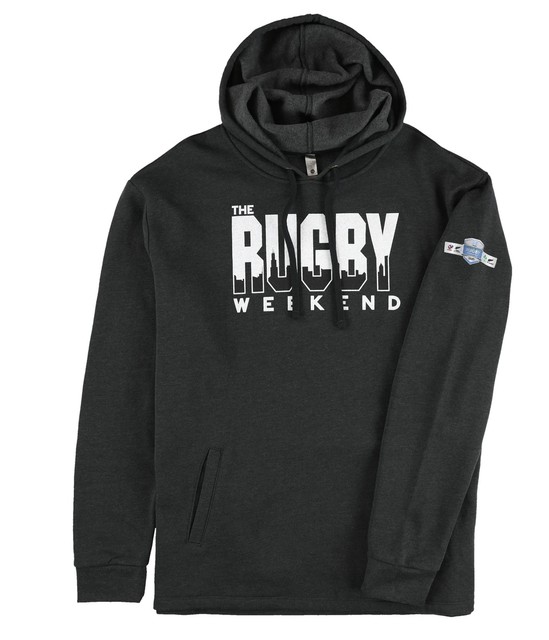 Next Level Mens The Rugby Weekend Hoodie Sweatshirt