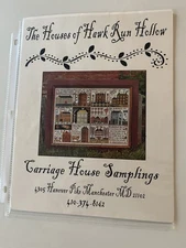 Houses of Hawk Run Cross Stitch Pattern