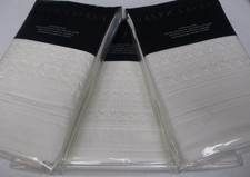 Ralph Lauren West Village HARLOWE White Lace Full/Queen Duvet Cover  Euro Shams