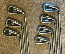 Used Wilson Di11 Iron Set / 5 - PW-SW steel Regular Flex. *please read listing*