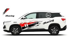 Car Hood Side Door Sticker For Honda Fit Cr-v Racing Stripe Graphics Vinyl Decal