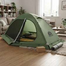 1-Person 4-Season Tent - Waterproof, Wind-Resistant & Lightweight Design
