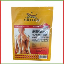 TIGER BALM PLASTER WARM remedy for stiff nec Size 10x14 cm. quantity 2pcs/pack